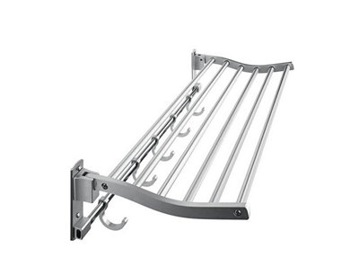 Stainless Steel Wall Mounted Towel Rail DIY at B&Q