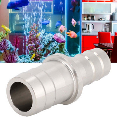 Stainless Steel Water Pipe Adapter Connector for Fish Tanks,12mm to 16mm