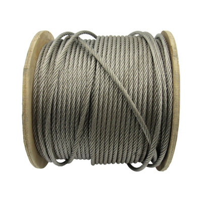 Stainless Steel Wire Rope Cable 4MM 7x19 (100M Reel Grade 316 Rigging ...