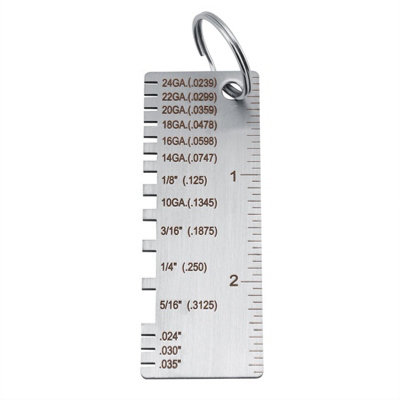 Stainless Steel Wire&Sheet Thickness Gauge for Welding and Size Inspection Tool