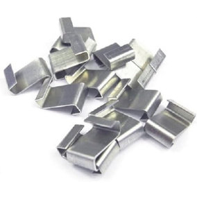 Stainless Steel Z Clips x 100 for Greenhouses