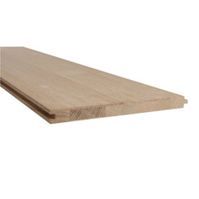 Stair Cladding Oak Tread Extension Board (L) 1500mm x (W) 235mm x (T) 22mm