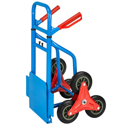 Stair-climbing sack barrow up to 100kg - blue