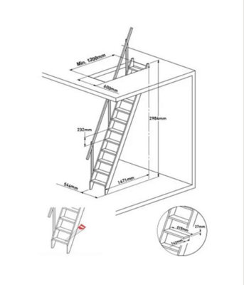 Staircase Kit Space Saving Dolle Arundel