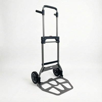 Stakx Hand Trolley 150kg Heavy Duty Steel Frame with Aluminium Footplate