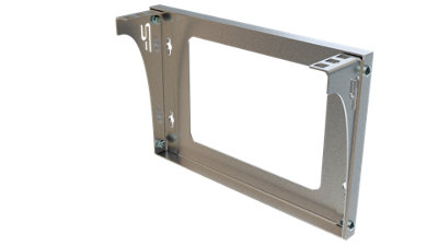 Stalflex 10 Inch Rack 1U Wall Bracket Heavy Duty Steel Frame Set