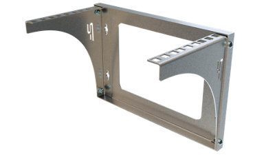 Stalflex 10 Inch Rack 3U Wall Bracket Heavy Duty Steel Frame Set