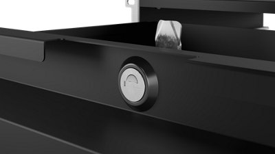Stalflex 19 Inch Rack 2U 270 mm Black Lockable Drawer with Ball Bearing ...
