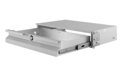 Stalflex 19 Inch Rack 2U 270 mm Grey Lockable Drawer with Ball Bearing ...