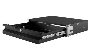Stalflex 19 Inch Rack 2U 320 mm Black Lockable Drawer with Ball Bearing ...