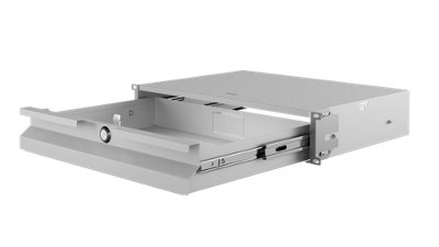Stalflex 19 Inch Rack 2U 320 mm Grey Lockable Drawer with Ball Bearing ...