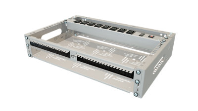 Stalflex 19 Inch Rack Bracket 2U Front 4U Top Bottom Wall Mount Powder ...