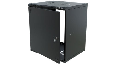 Stalflex 19 Inch Rack Cabinet 12U 450mm Black Deep with Lockable