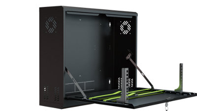 Stalflex 19 inch Vertical Rack Wall Mount Cabinet Compact Steel ...