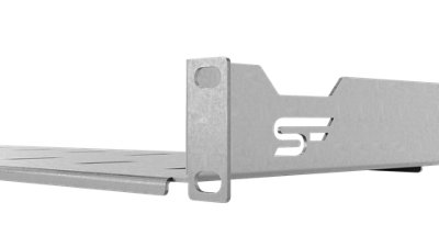 Stalflex 1U 19 Inch Rack Mount Shelf 170mm Deep Zinc Steel 25kg Load ...
