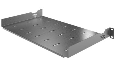 Stalflex 1U 19 Inch Rack Mount Shelf 270mm Deep Zinc with Fixings