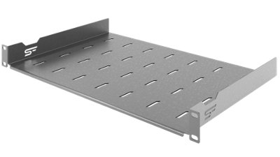 Stalflex 1U 19 Inch Rack Mount Shelf 300mm Deep Zinc with Fixings