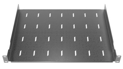 Stalflex 1U 19 Inch Rack Mount Shelf 350mm Deep Zinc with Fixings