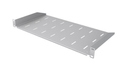 Stalflex 1U 250mm Grey 19 Inch Rack Shelf for Wall and Floor Cabinets ...
