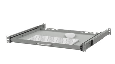 Stalflex 1U Sliding Shelf with Extendable Mouse Tray for 19 Inch 350mm ...
