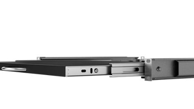 Stalflex 1U Telescopic Sliding Shelf 19 Inch Rack Mount 350mm Tray for ...