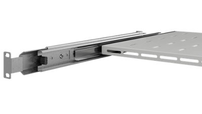 Stalflex 1U Telescopic Sliding Shelf 19 Inch Rack Mount 350mm Tray for ...