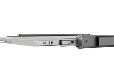 Stalflex rack szekrény tálca 1U 19 450mm fekete (RSA19-1U-450B