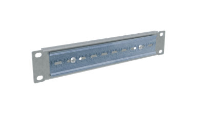 Stalflex 1U Zinc 10 Inch Open Rack Voltage Distribution Panel for Wall ...