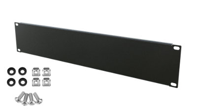 Stalflex 2U Black 19 Inch Rack Blanking Panel Cover for Wall and Floor ...