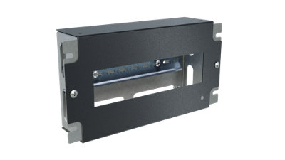 Stalflex 3U Black 10 Inch Close 60mm Deep Rack Voltage Distribution ...