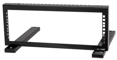 STALFLEX 3U BLACK 19 INCH OPEN FRAME DESKTOP RACK FOR IT AND AV DEVICES ...