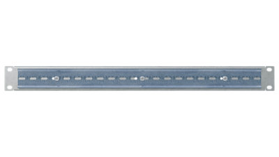 STALFLEX 3U ZINC 10 INCH OPEN RACK VOLTAGE DISTRIBUTION PANEL FOR WALL ...