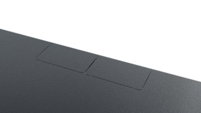 Stalflex black metal enclosure wall-mounted box with chipboard ...