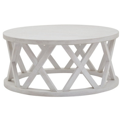 Stamford  Plank  Collection  Round  Coffee  Table