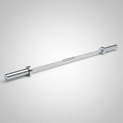 Standard Barbell 7ft Heavy Duty Steel Weight Lifting Bar with 2 Collars