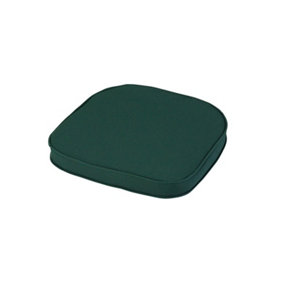 Standard D Pad Outdoor Garden Furniture Cushion - L41 x W38 cm - Forest Green