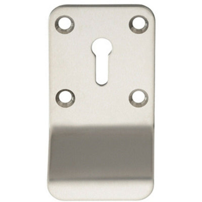 Standard Lock Cylinder Pull Handle 78.5 x 43mm Bright Stainless Steel