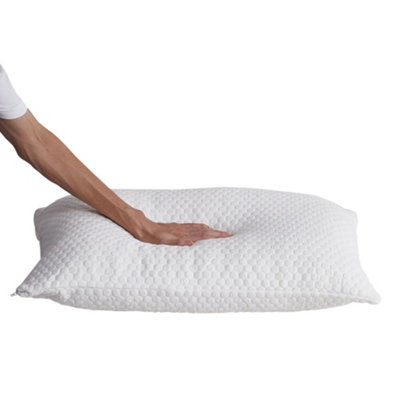 Standard Size Bamboo Fabric Shredded Memory Foam Home Adjustable Medium Bed Pillow