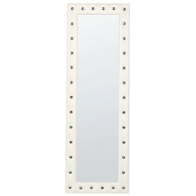 Standing Mirror ANSOUIS 150 cm Faux Leather White