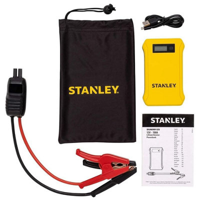 STANELY 12V Lithium Booster Power Bank Back Fast Portable Charger Car Jump Start