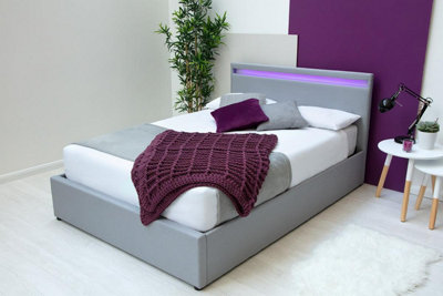 Led bed deals king size