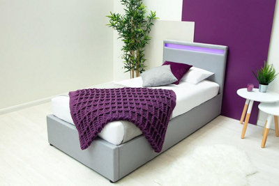 Led bed on sale frame single