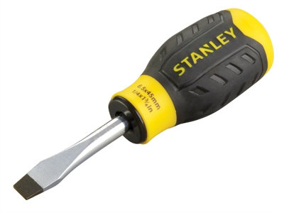 Stanley 064917 Slotted 6.5mm x 45mm Cushion Grip Screwdriver