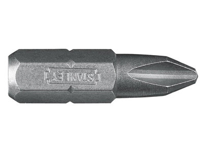 Stanley 068946 Phillips 2pt Bit 25mm (Set of 3)