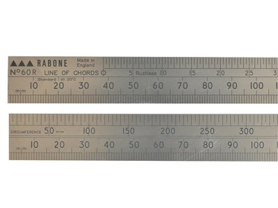 STANLEY 1-35-333 60R Line of Chords Rule 60cm STA135333