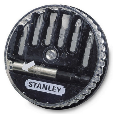 Stanley 1-68-737 Bit Set 7pc Phillips/Pozi/Flared