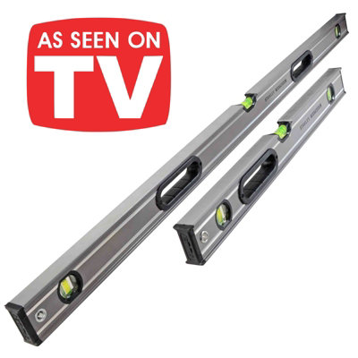 Stanley 1200mm 600mm Fatmax Pro Box Beam Levels 2ft 4 ft STA043648 STA043624