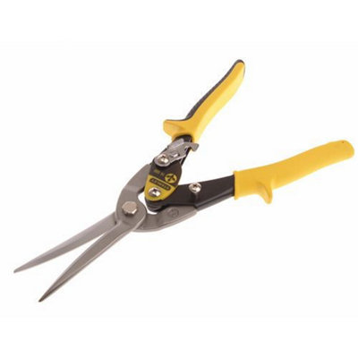 Stanley 2-14-566 Aviation Snip Long Cut Straight Tin Snips STA214566