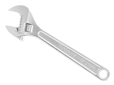 STANLEY 250mm Adjustable Wrench for Versatile Use