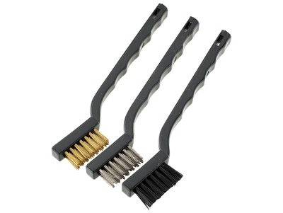 STANLEY Abrasive Brush Set (3 Piece) DIY at B&Q